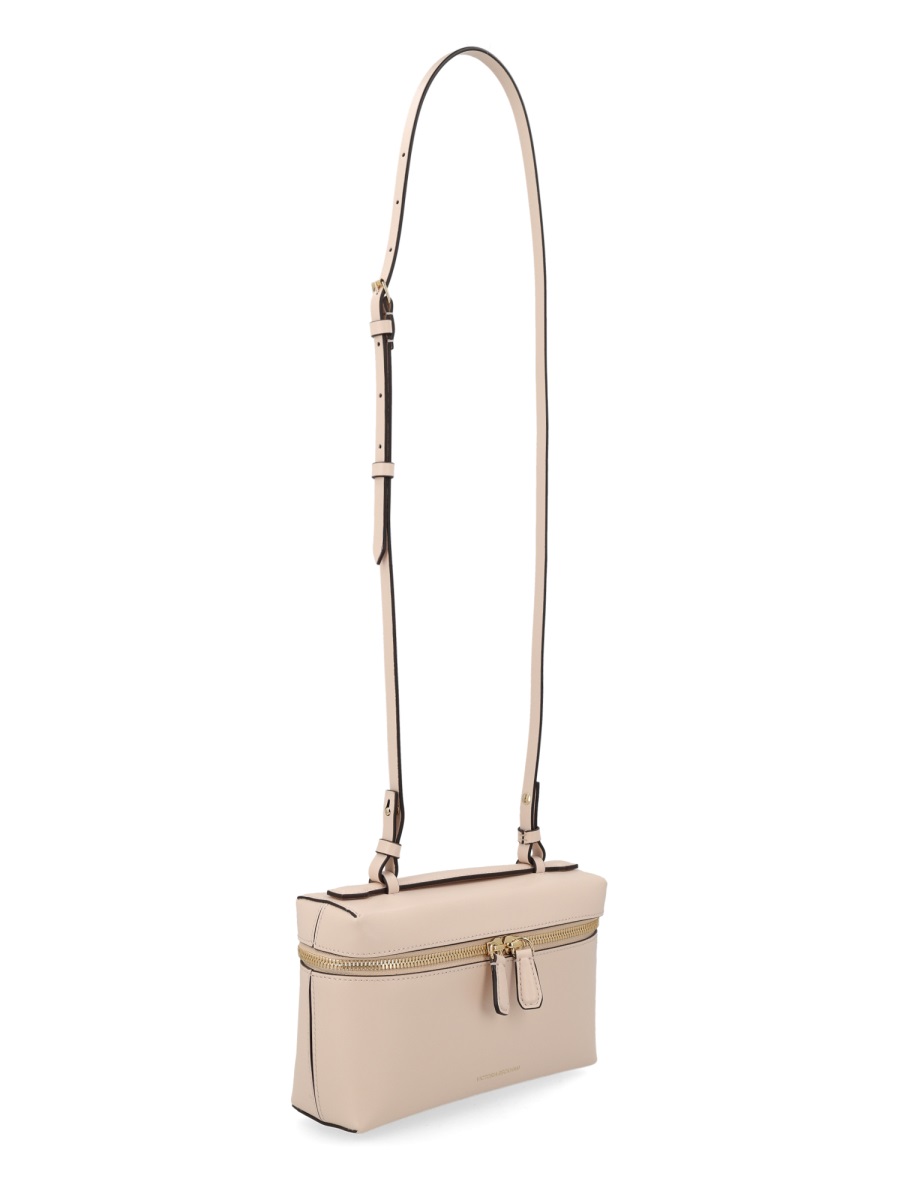Victoria Beckham Vanity Smooth Leather Adjustable Bag Neutraal
