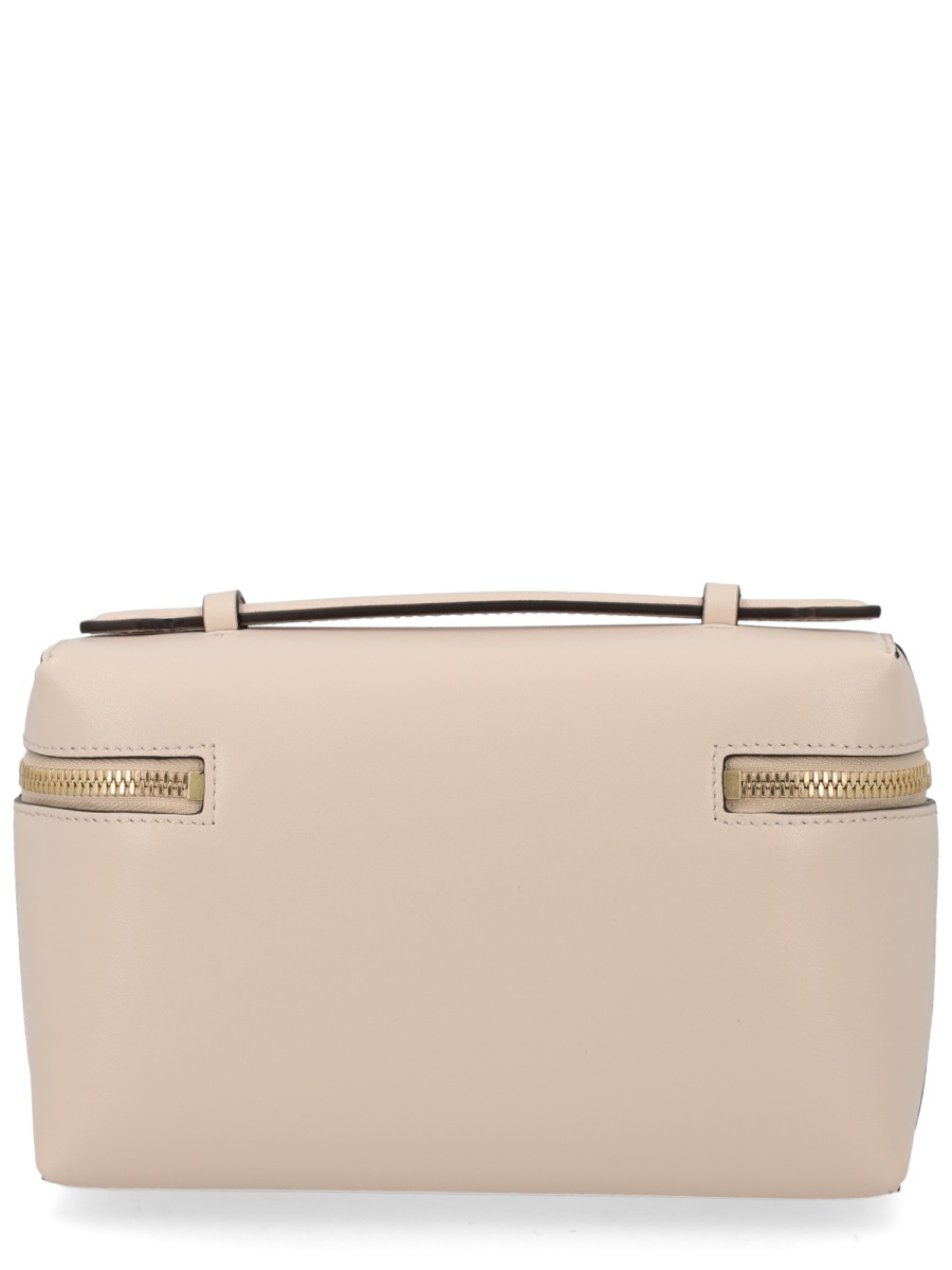 Victoria Beckham Vanity Smooth Leather Adjustable Bag Neutraal