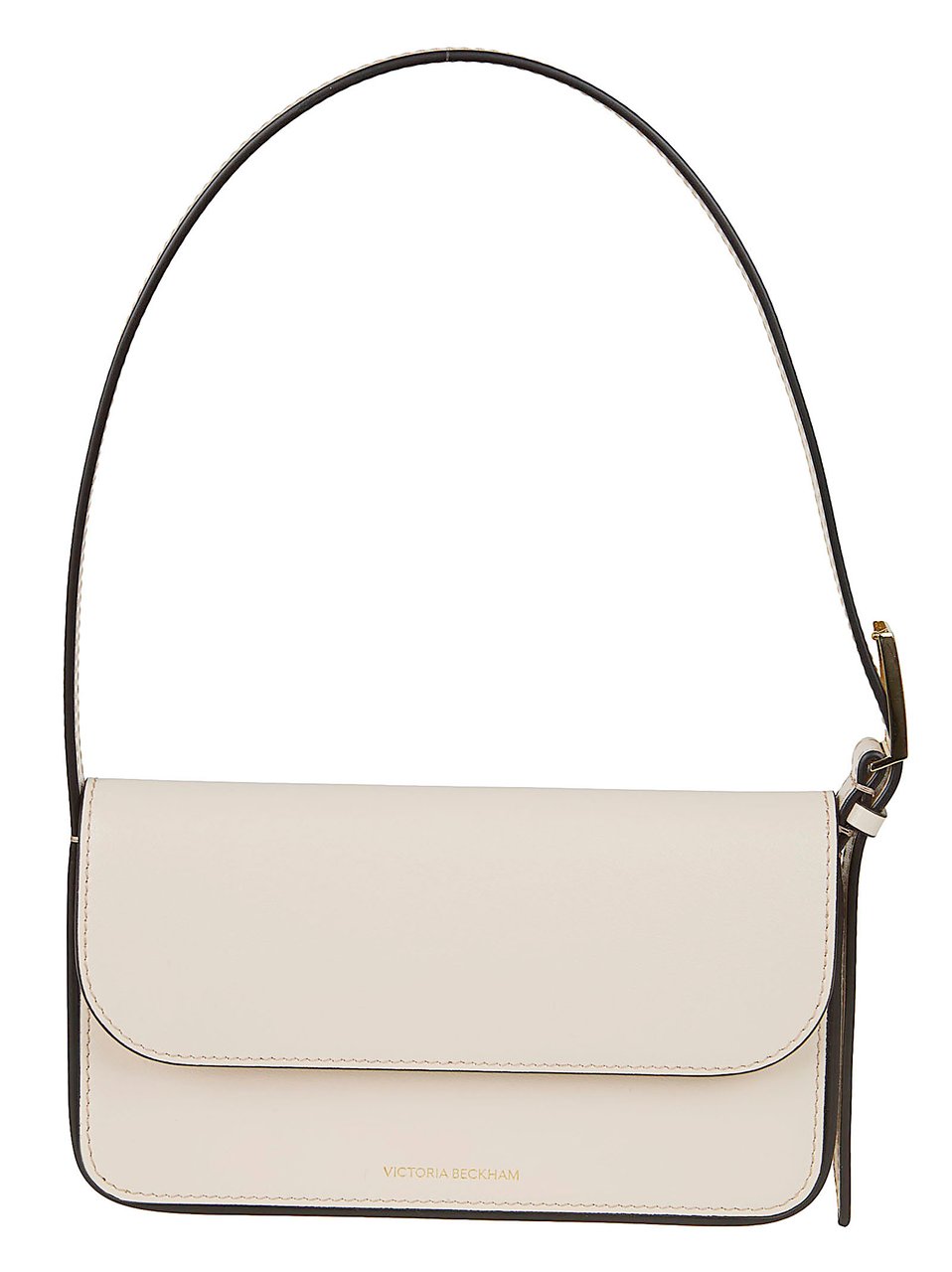 Victoria Beckham Dorian Pocket Bag with Adjustable Strap and Signature Hardware Neutraal
