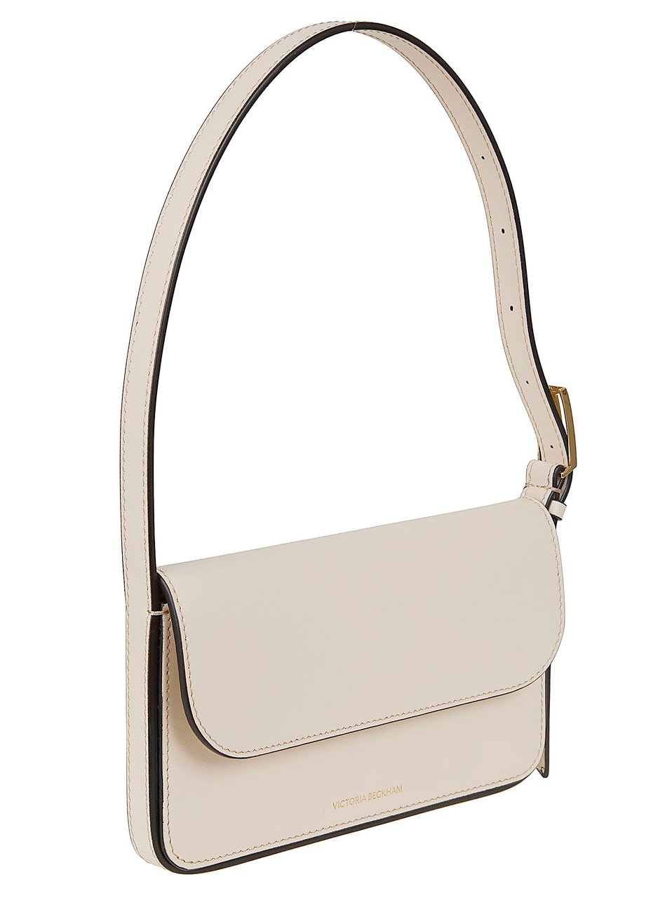 Victoria Beckham Dorian Pocket Bag with Adjustable Strap and Signature Hardware Neutraal