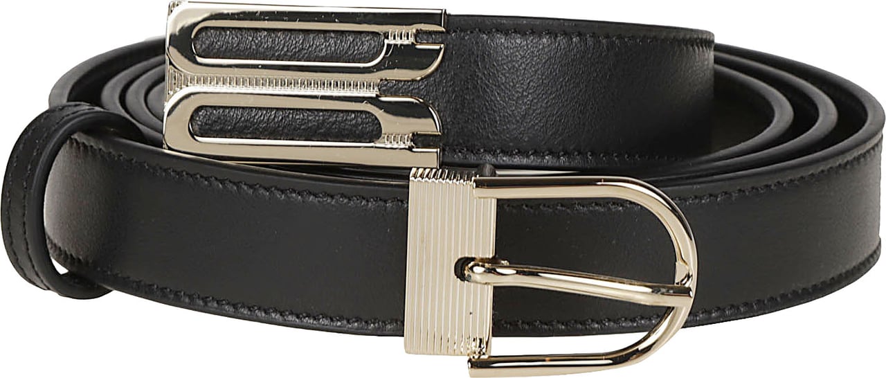 Victoria Beckham Dorian B Finite Belt Black Zwart