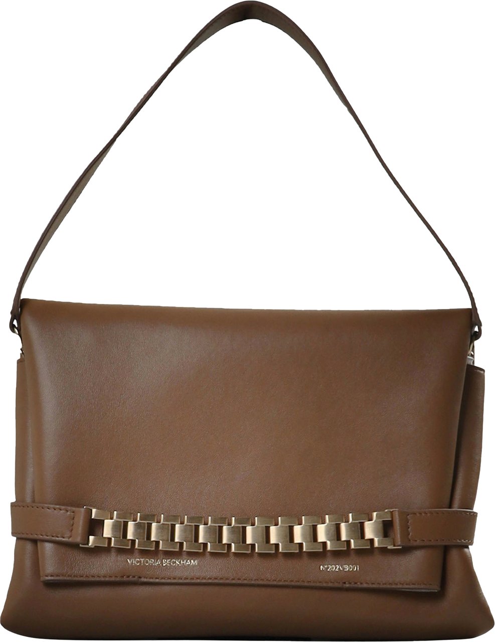 Victoria Beckham Chain Pouch Light Brown Bruin