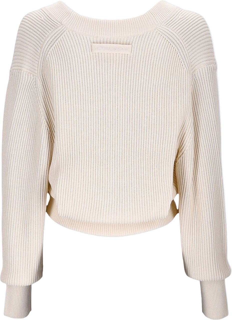 Victoria Beckham Kort vest Wit