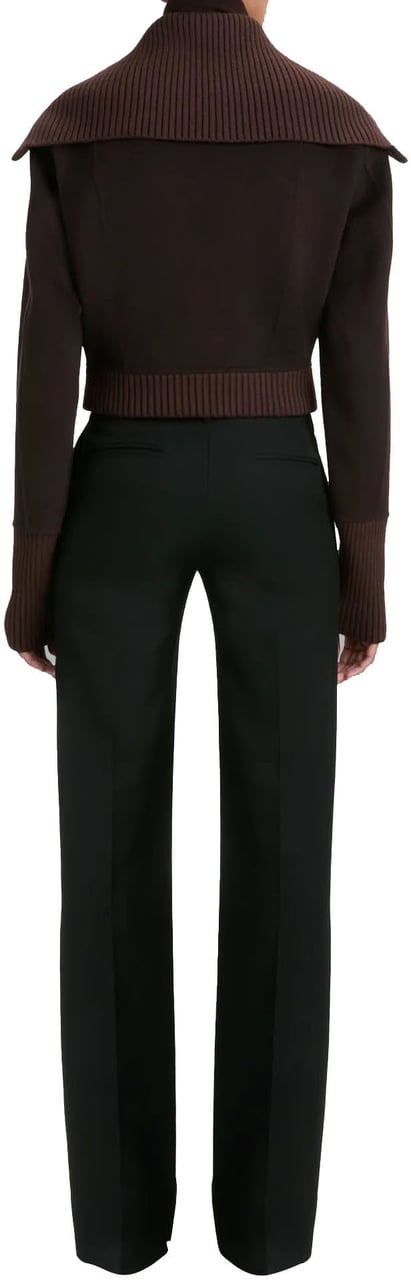 Victoria Beckham DOUBLE FACE BOMBER JACKET Bruin