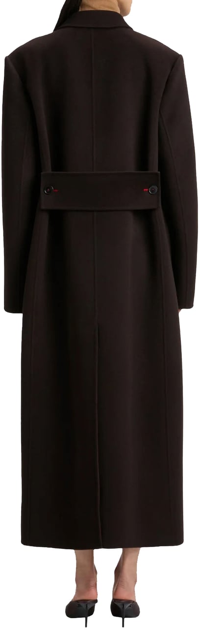 Victoria Beckham DOUBLE FACE OVERCOAT Bruin