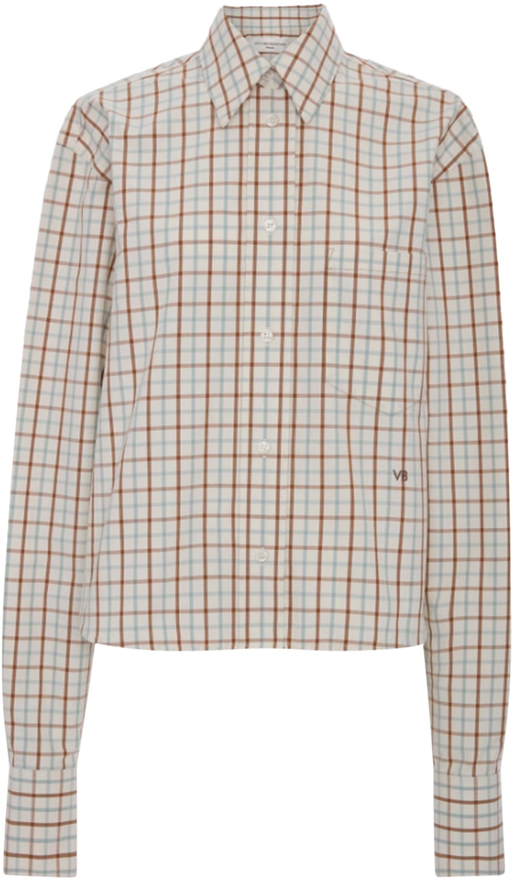 Victoria Beckham Ellys Check Shirt Wit