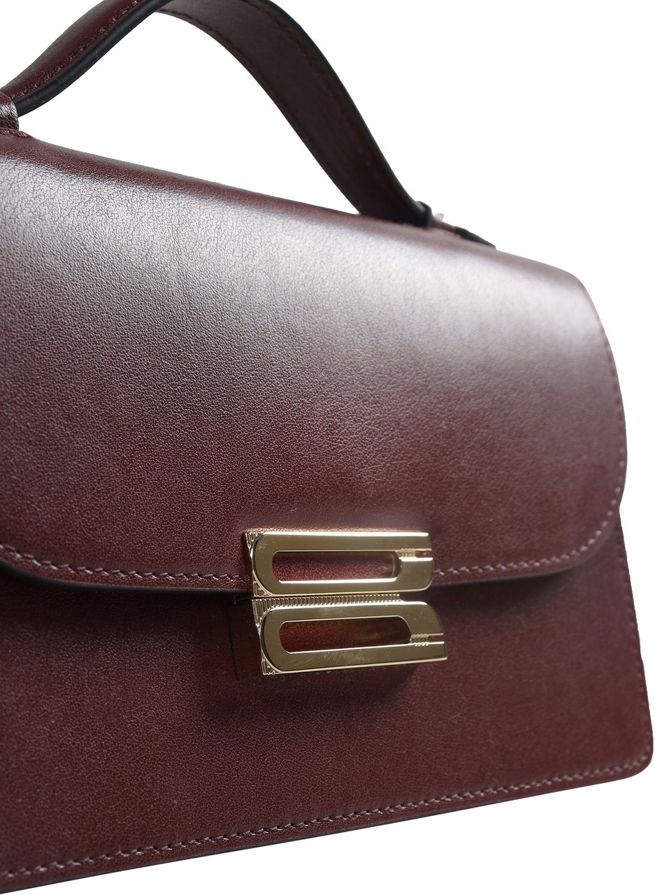 Victoria Beckham Mini Dorian Burgundy Rood
