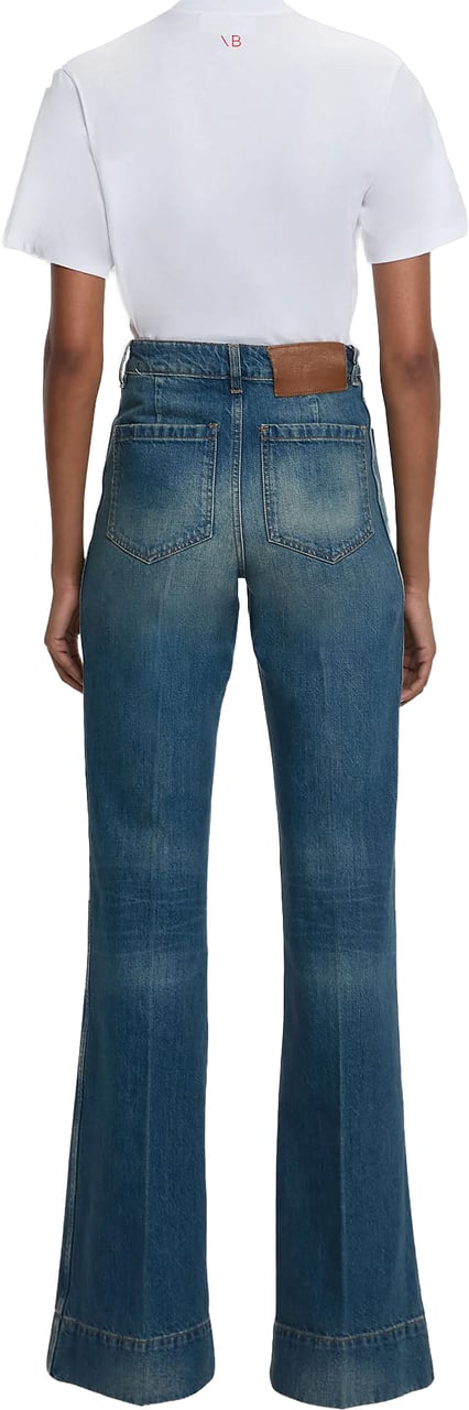 Victoria Beckham SLOGAN T-SHIRT MODE STOLE MIJN GLIMLACH Wit