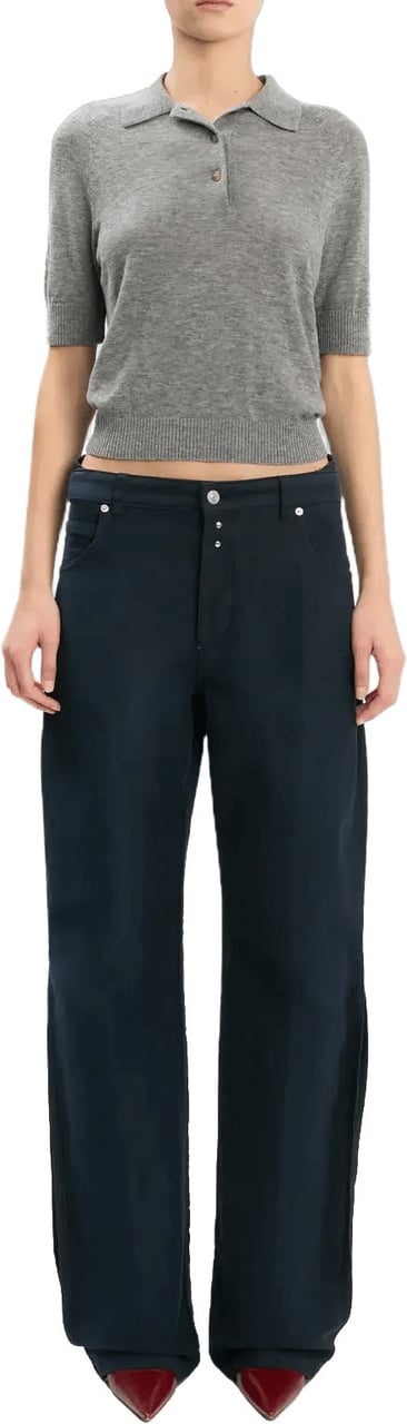 Victoria Beckham SUITEBROEK MET GESCHEIDEN DETAILS, MARINEBLAUW Navy