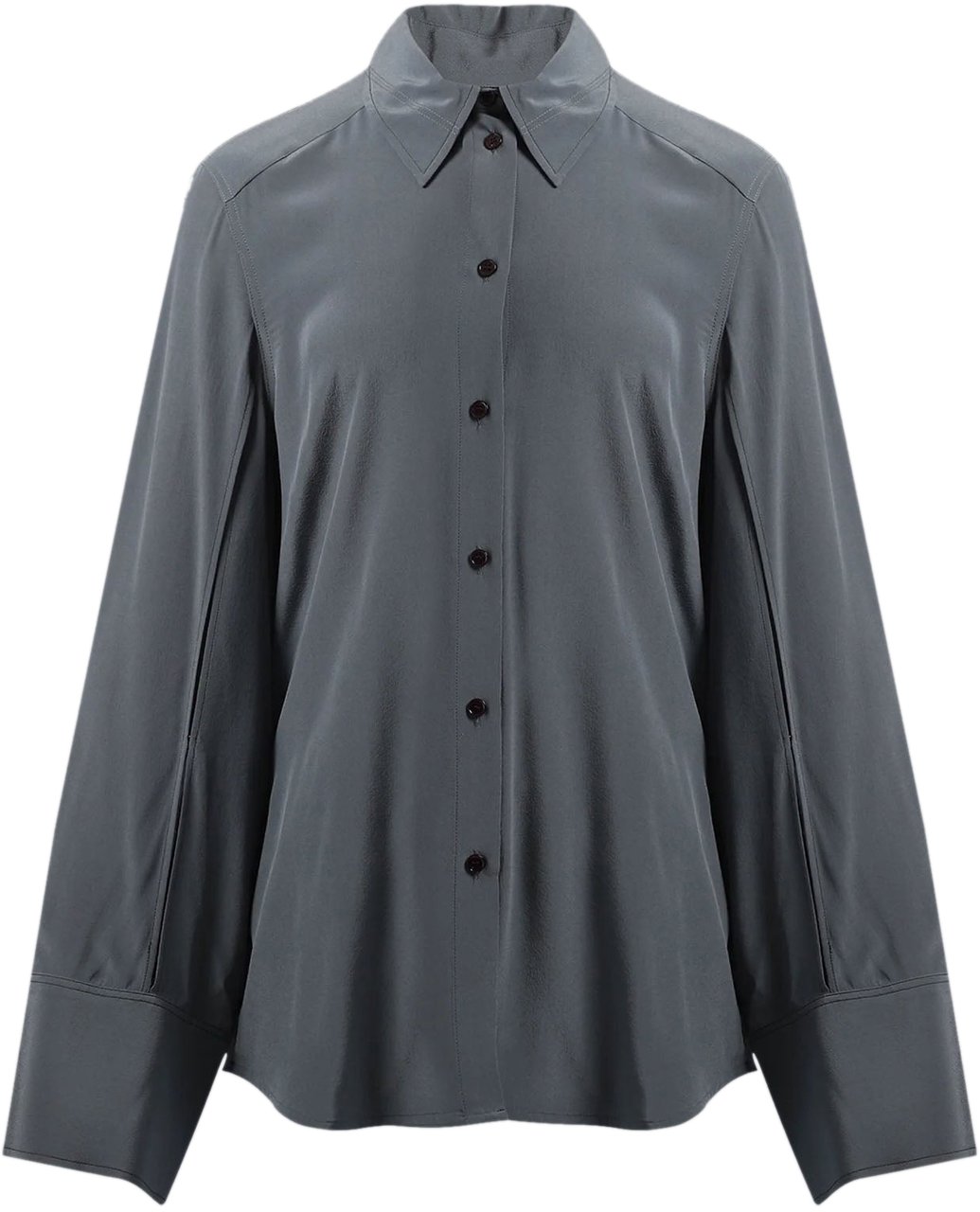 Victoria Beckham Split Sleeve Dark Grey Grijs