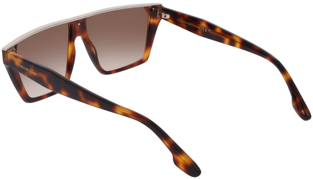 Victoria Beckham Vb683s Logo Sunglasses Bruin