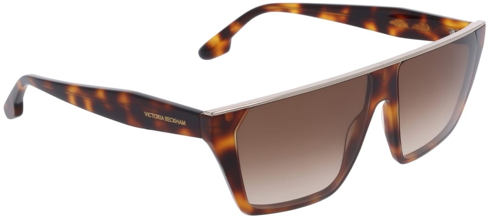 Victoria Beckham Vb683s Logo Sunglasses Bruin