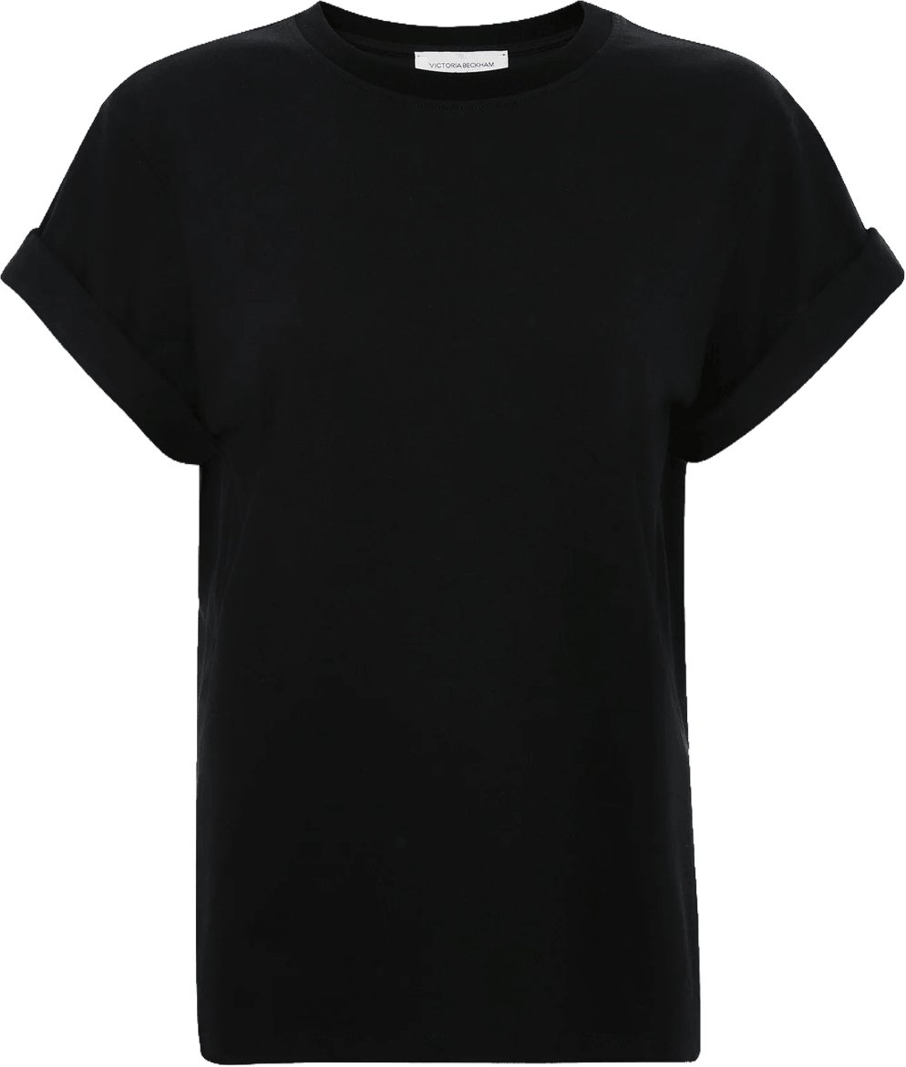 Victoria Beckham TILLY T-SHIRT Zwart