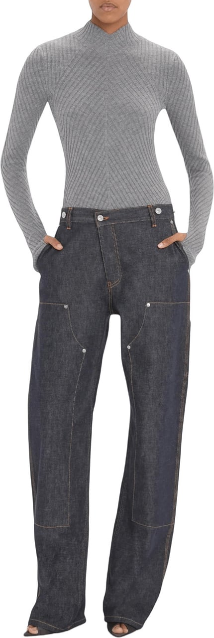 Victoria Beckham PANELLED JEANS Navy