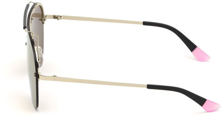 Victoria's Secret Rose Gold Metal Sunglasses Goud