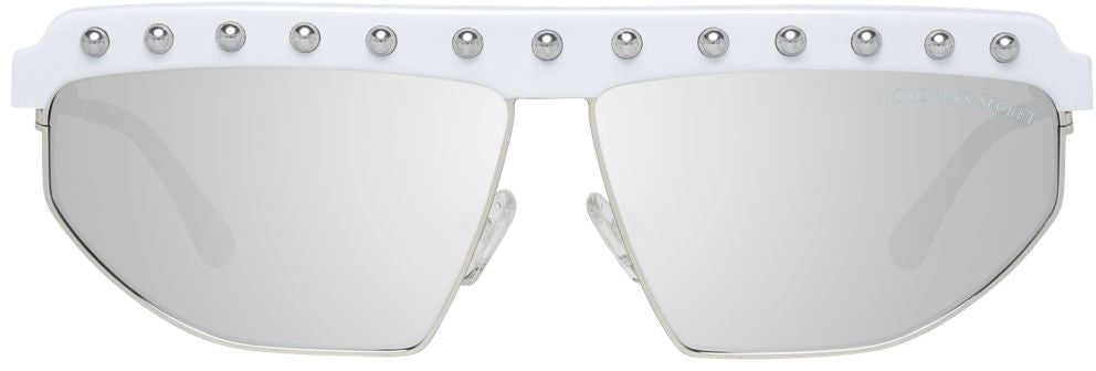 Victoria's Secret White Metal Sunglasses Wit