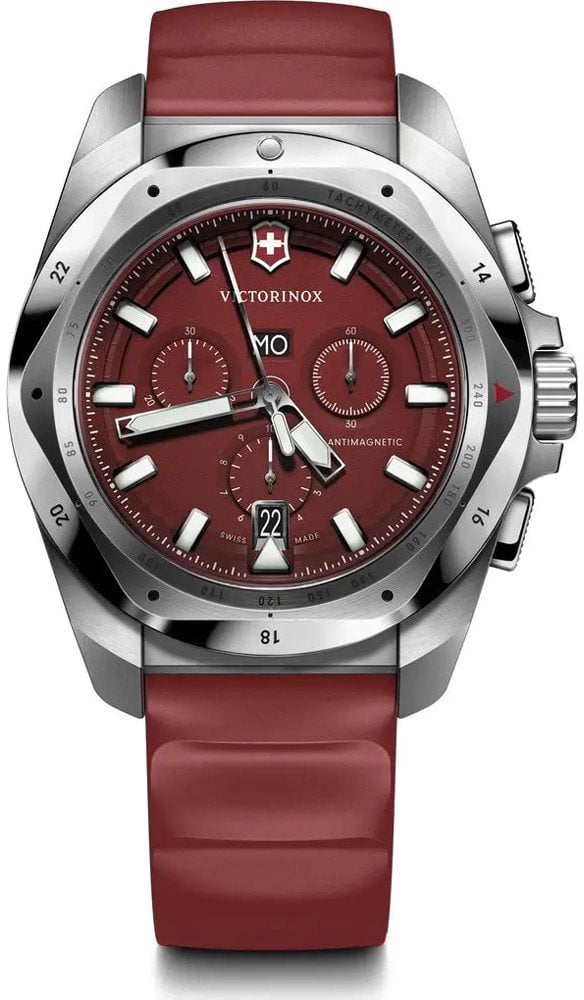 Victorinox Victorinox I.N.O.X. Herenhorloge 241986 43mm 20 ATM Rood
