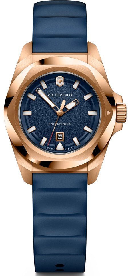 Victorinox Victorinox I.N.O.X. Small 242035 Dameshorloge 32mm Blauw