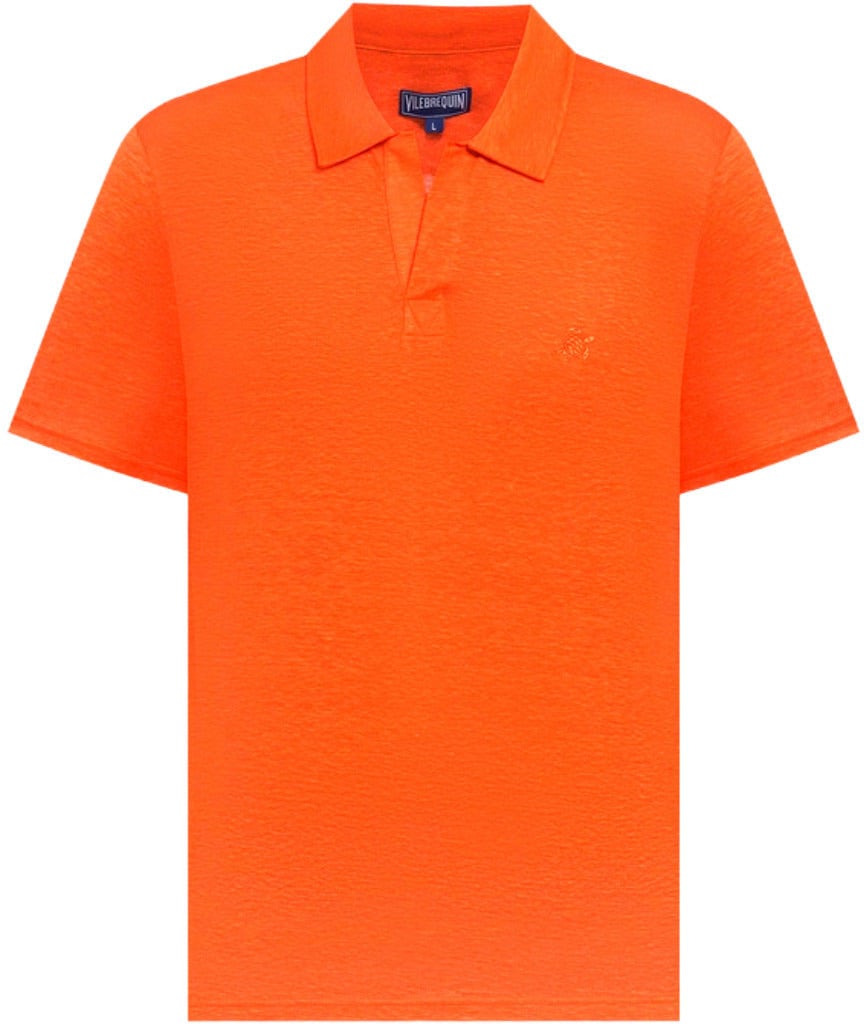 Vilebrequin Polo Orange Abricot Oranje