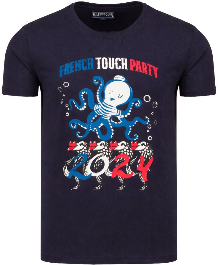Vilebrequin T-shirt Thom Blauw