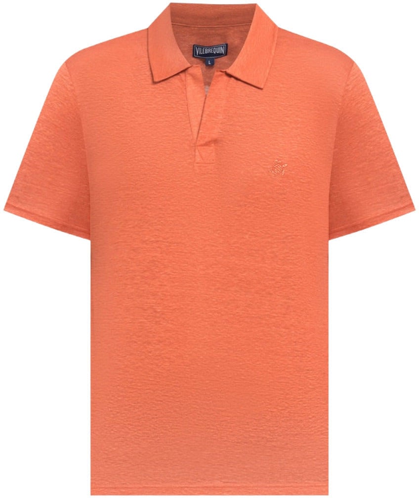 Vilebrequin Polo Orange Abricot Oranje
