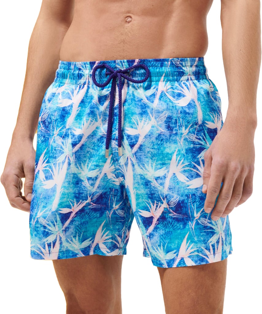 Vilebrequin Swim Trunks Paradise Vintage Blauw
