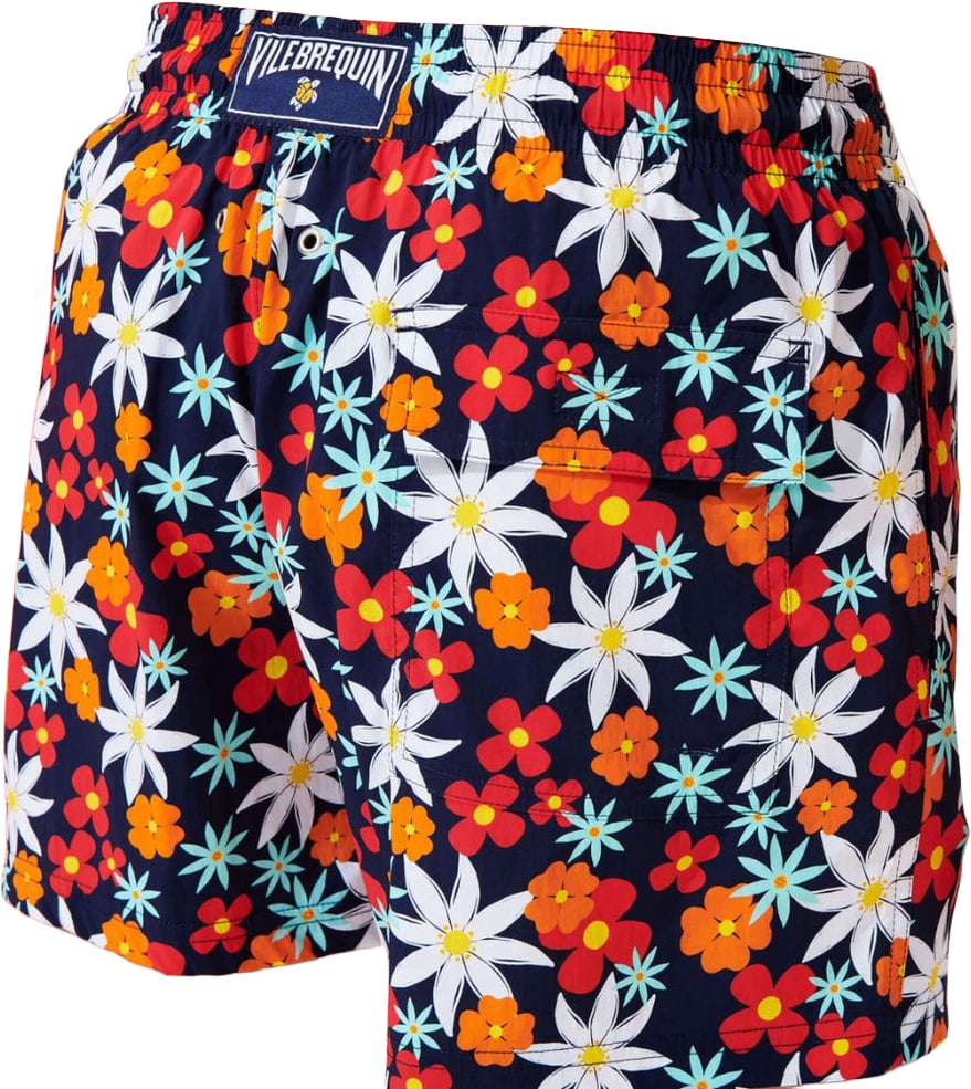 Vilebrequin Swim Shorts Spring Flowers Blauw