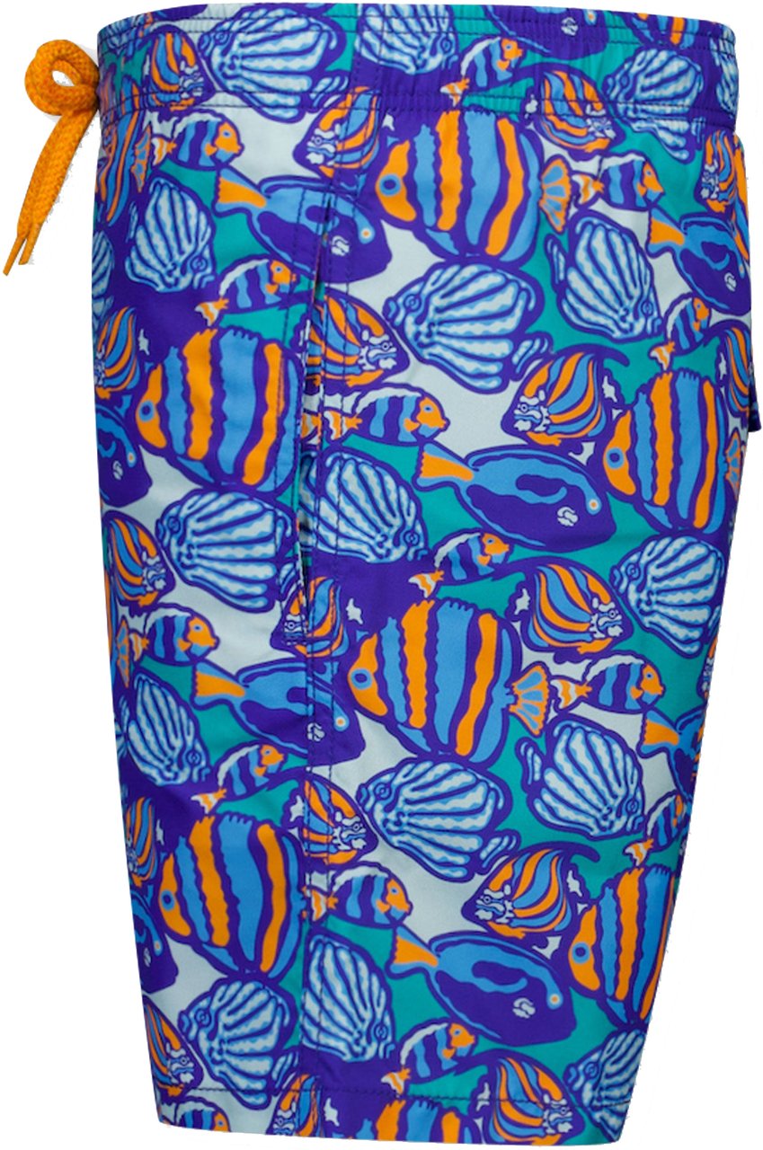 Vilebrequin Vilebrequin Jim Kinder Jongens Zwemkleding In Turquoise Blauw
