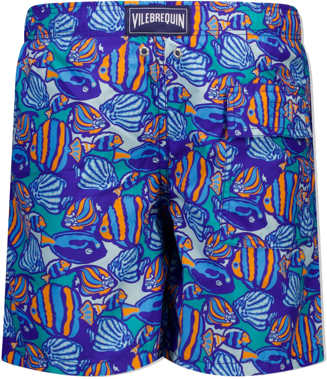 Vilebrequin Vilebrequin Jim Kinder Jongens Zwemkleding In Turquoise Blauw