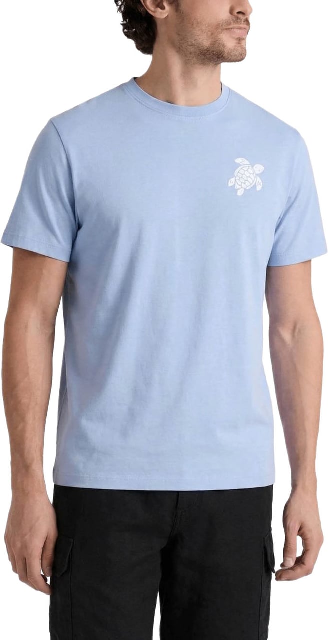 Vilebrequin T-Shirts And Polos Light Blue Lichtblauw