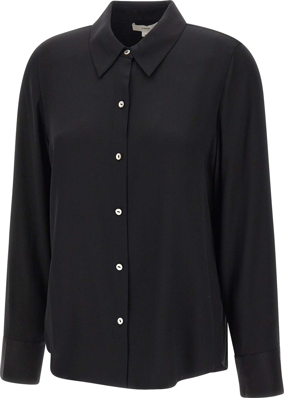 Vince Shirts Black Zwart