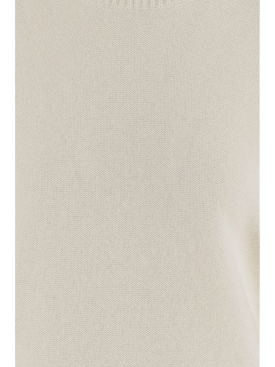 Vince Cashmere Sweater with Crew Neckline and Ribbed Cuffs Grijs