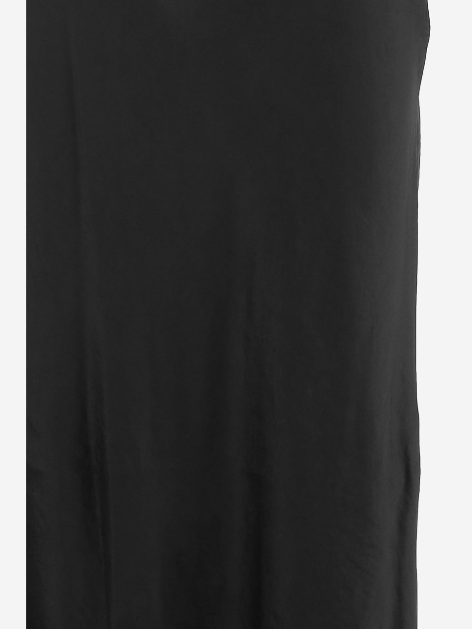 Vince Flared Maxi Skirt with Side Slit and Zip Closure Zwart