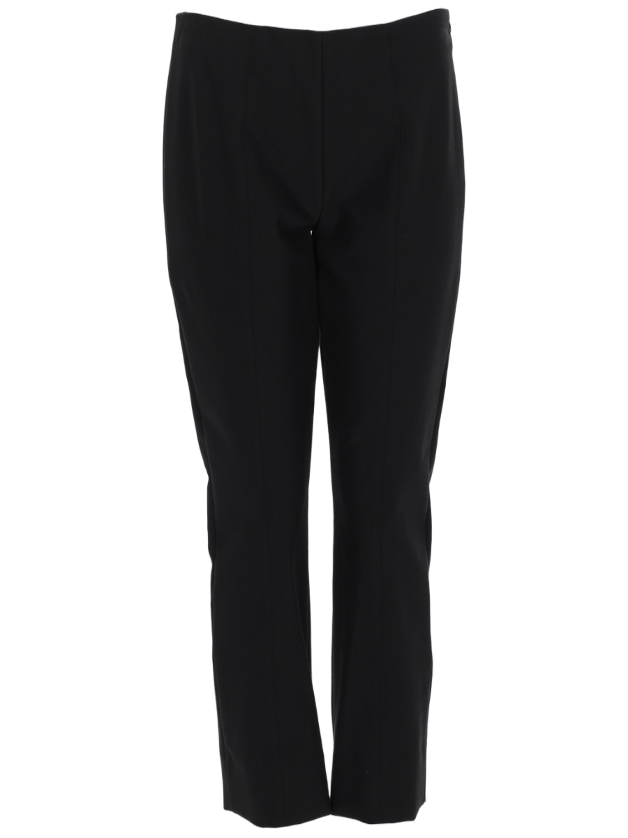 Vince Tailored Straight-Leg Pants with Minimalist Design Zwart