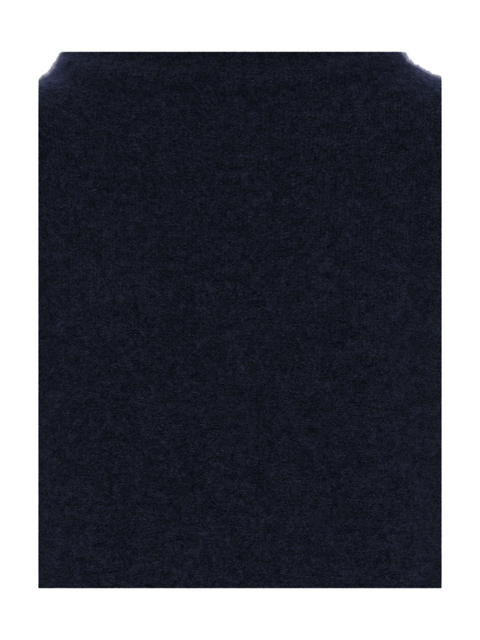 Vince Dark Navy Cashmere Turtleneck Sweater with Ribbed Accents Zwart
