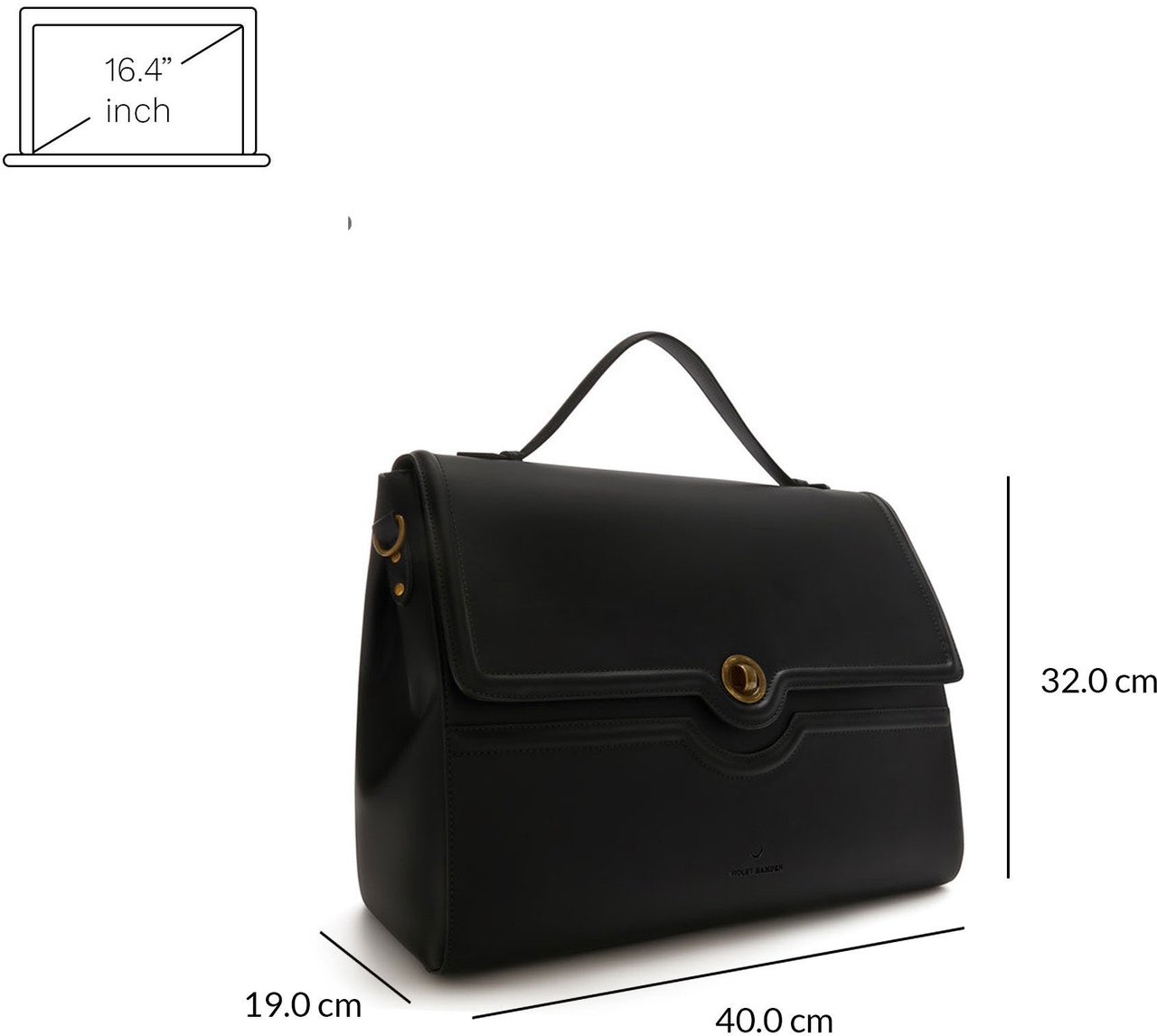 Violet Hamden Essential Bag - Tas - Zwart Zwart