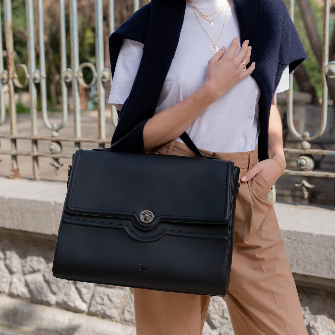 Violet Hamden Essential Bag - Tas - Zwart Zwart