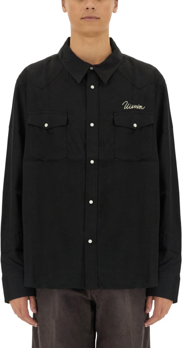 Visvim Relaxed-Fit Rayon Shirt Zwart