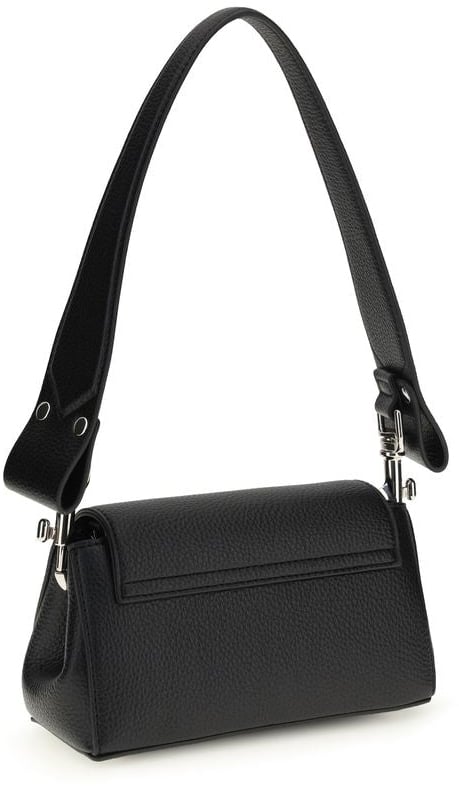 Vivienne Westwood Vivienne Westwood Black Polyurethane Shoulder Bag Zwart