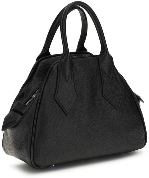 Vivienne Westwood Vivienne Westwood Black Calf Leather Bos Taurus Handbag Zwart
