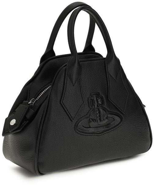 Vivienne Westwood Vivienne Westwood Black Calf Leather Bos Taurus Handbag Zwart