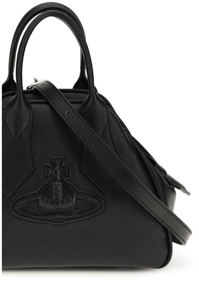 Vivienne Westwood Vivienne Westwood Black Calf Leather Bos Taurus Handbag Zwart