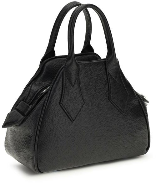 Vivienne Westwood Vivienne Westwood Black Calf Leather Bos Taurus Handbag Zwart
