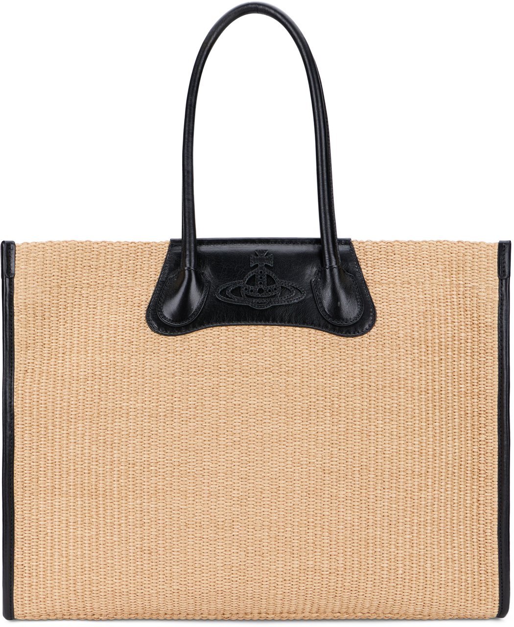 Vivienne Westwood Tote bag Troy woven Beige