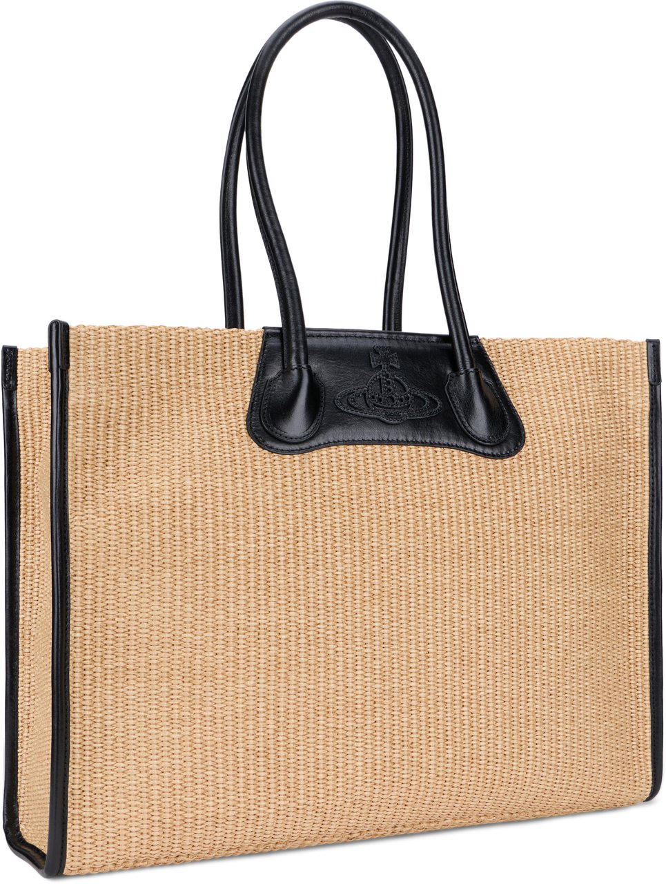 Vivienne Westwood Tote bag Troy woven Beige