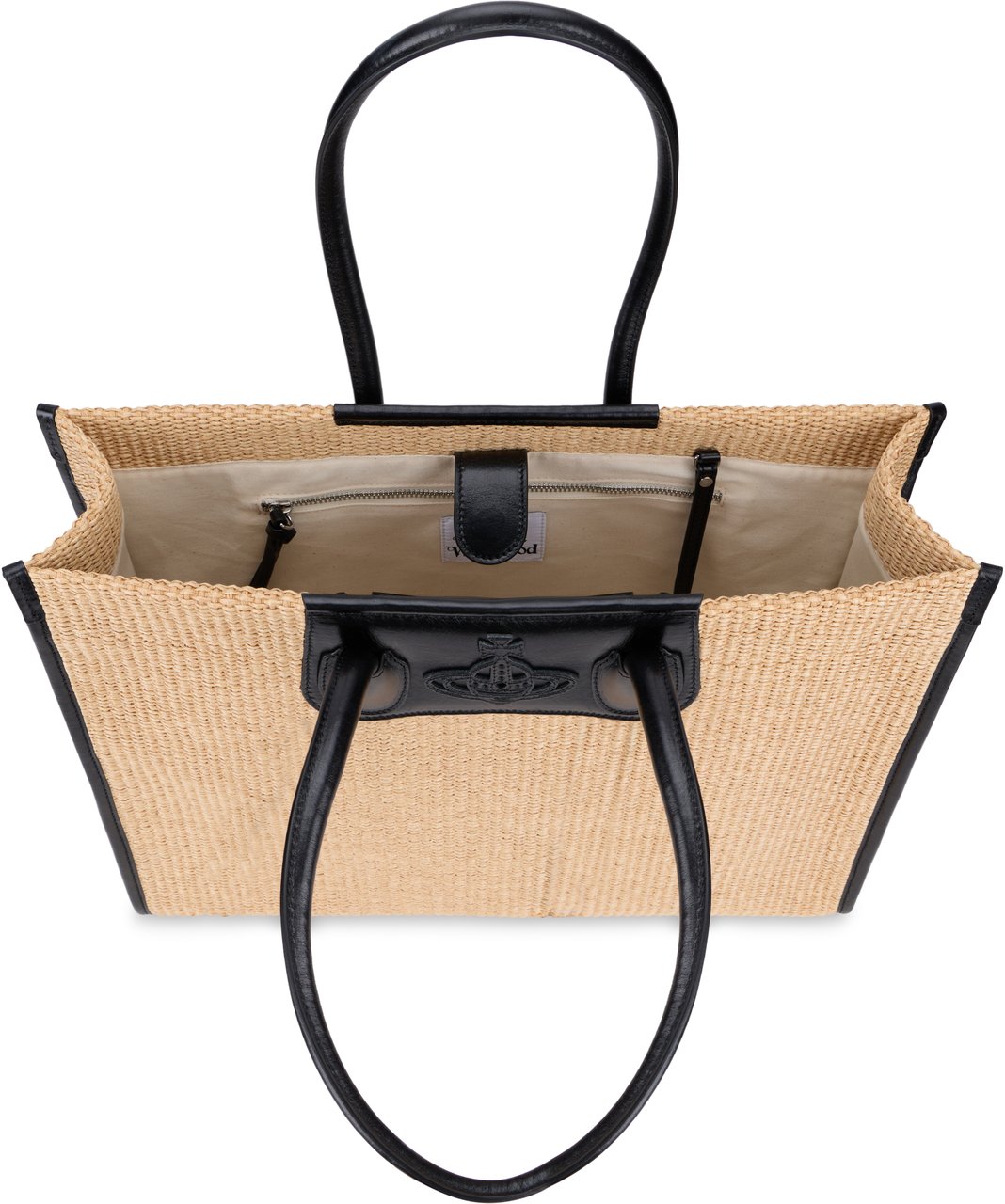 Vivienne Westwood Tote bag Troy woven Beige