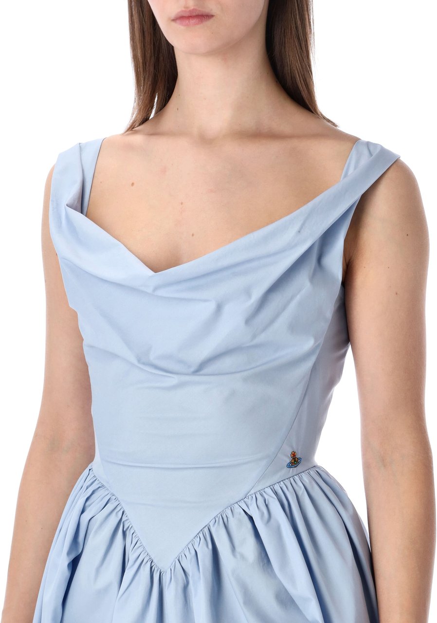 Vivienne Westwood Mini Sunday Dress Blu Blauw