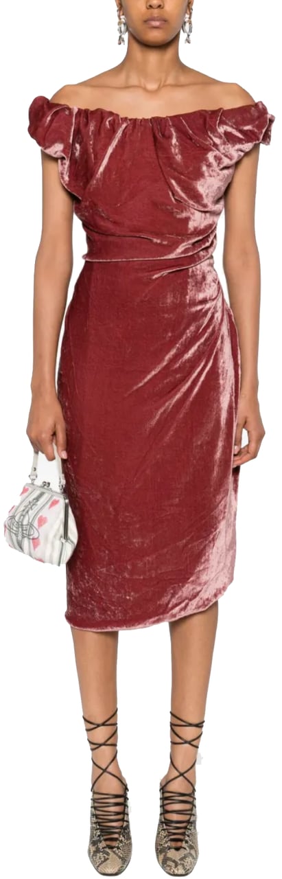 Vivienne Westwood Ginnie Amber Dress Peony Roze