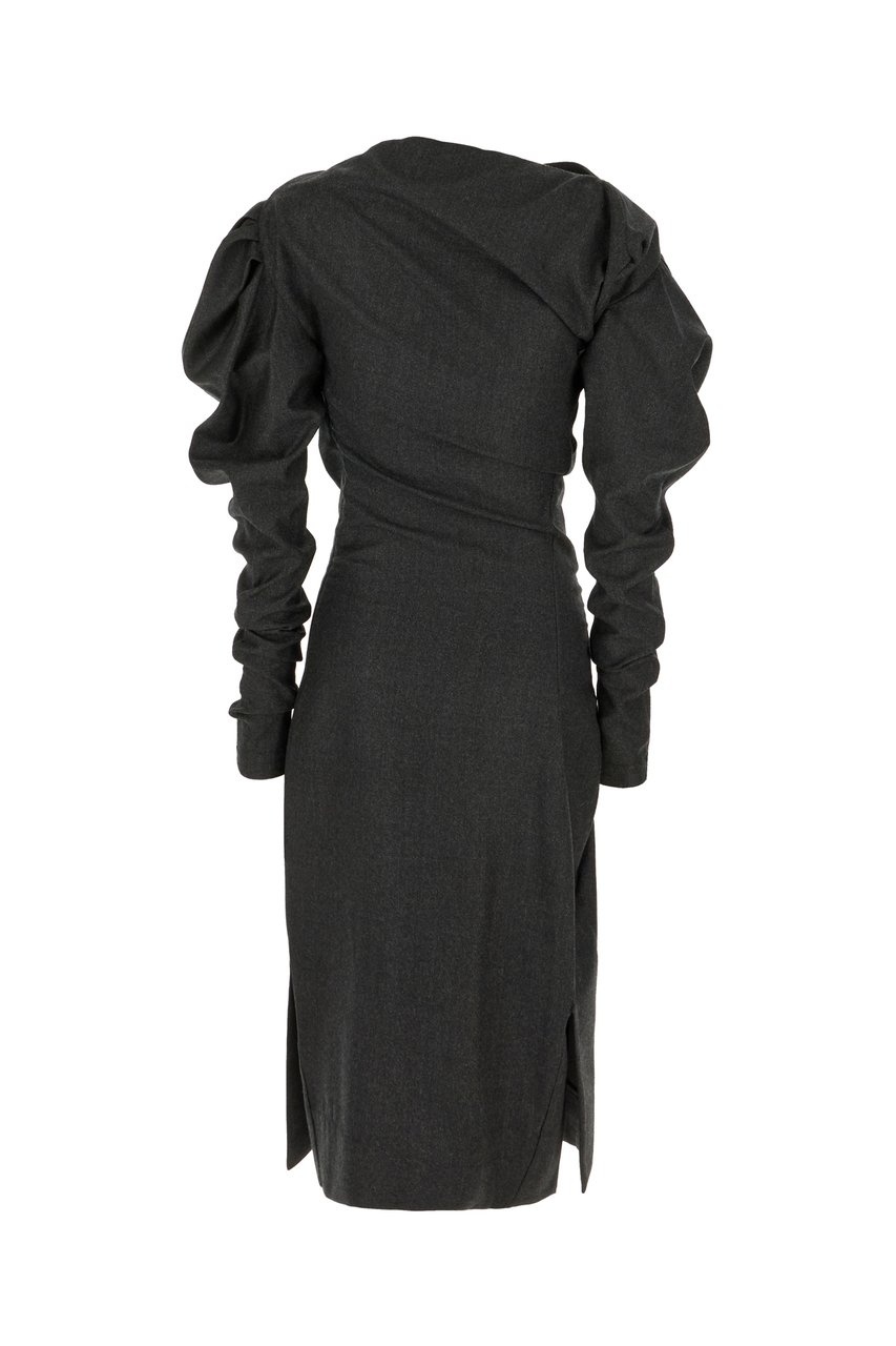 Vivienne Westwood Vivienne Westwood Charcoal wool blend dress Grijs