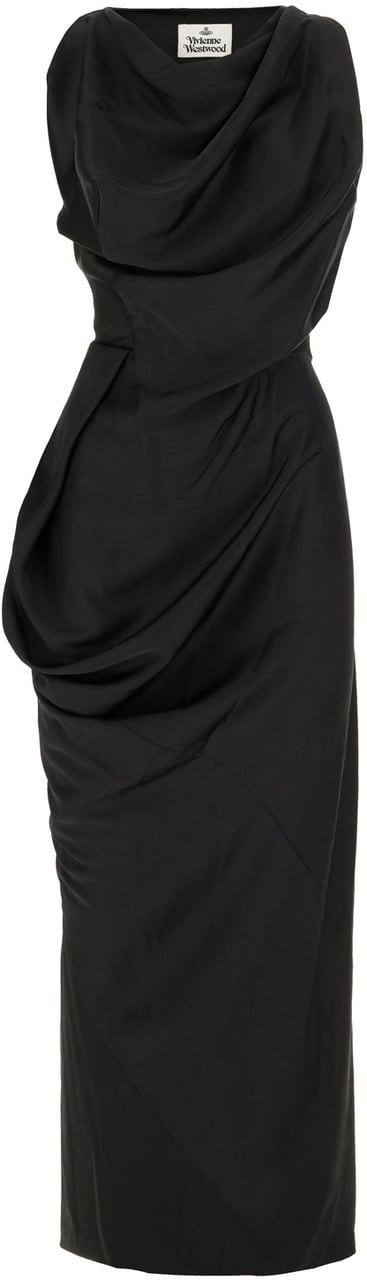 Vivienne Westwood Vivienne Westwood Black polyester dress Zwart